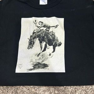 Black western t shirt